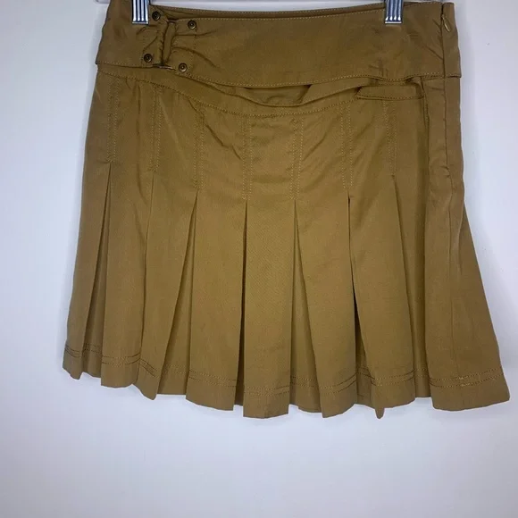 Free People Lost In The Light Pleated Belted Miniskirt - Picture 4 of 7